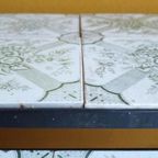 Vintage Smeedijzeren Mimiset, Nesting Tables Met Tegeltjes thumbnail 9