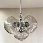 Mooie Vintage Plafondlamp Cluster Van 5 Bollen thumbnail 2