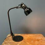 Zwarte Rademacher Bureaulamp Met Kleine Emaille Kap thumbnail 4