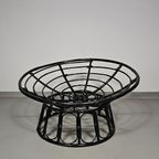 Papasan Rattan Lounge Chair 1970s Width 120 Height 70 Cm thumbnail 14