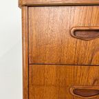 Scandinavisch Vintage Teak Fineren Ladekast Kalmar thumbnail 7