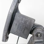 Vintage Zwart Emaille Frans Industriële Lamp thumbnail 9