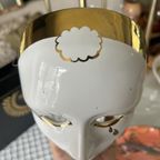 Venetiaans Wandmasker Pierrot Vintage thumbnail 2