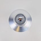 Vintage Disc Plafondlamp Aluminium Mid Century Zilver ‘70 thumbnail 9