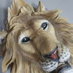 Resin / Epoxy Wall Lion Head 55 X 55 X 30 Cm Depth thumbnail 7