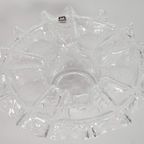Muurla - Handmade - Kristal Glas - Theelicht Houder - Finland - 1960'S thumbnail 2