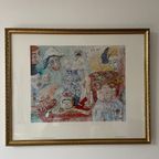James Ensor Reproductie #1384. Still Life With Masks. Print In Mooie Lijst thumbnail 2