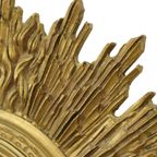 Zeer Grote Gouden Zonnespiegel Sunburst Spiegel Xl Hars 69Cm thumbnail 18