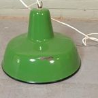 Vintage Emaille Industriële Hanglamp, Groen thumbnail 11