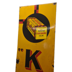 Groot Engels Emaillen Kodak Reclame Bord, Jaren 30/40 thumbnail 7