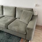 Modern Saliegroen Gebogen Hoekbank thumbnail 2