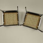 2 X Vintage Zwarte Stoelen, Jaren 60 thumbnail 2