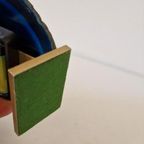 Vintage Klokje Agaath Steen Messing Tafelklok thumbnail 5