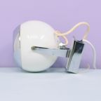 Witte Metalen Bol Wandlamp thumbnail 6