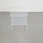 Mimiset Bijzettafels Nesting Tables Acryl Plastic Space Age thumbnail 7