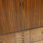 Xxl Vintage Palissander Highboard Gemaakt In De Jaren '60 thumbnail 8