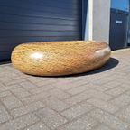 Unieke Jaren '70 Vintage Fiberglas Salontafel, Een Echte Eye-catcher! thumbnail 7