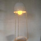 Vintage Woja Design Lamp Met Bloempot. thumbnail 11