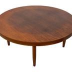 Vintage Houten Ronde Salontafel Jaren 60 Design thumbnail 10