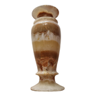 Vintage Grote Onyx Marmeren Vaas thumbnail 5