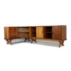 Vintage Walnoten Dressoir Van Rudolf B. Glatzel Door Fristho Franeker Uit 1955 thumbnail 8