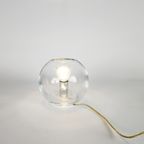 Tafellamp - Glas - Kristal - Toni Zuccheri Stijl - Bollamp - 3E Kwart 20E Eeuw thumbnail 3