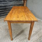 Oude Tafel Eettafel Sidetable Beukenhout 65 X 140 Cm thumbnail 7