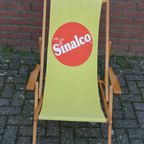 Vintage Houten Strandstoel Inklapbaar thumbnail 4