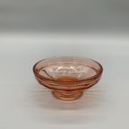 Art Deco Roze Persglas Schaaltje thumbnail 2
