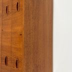 Scandinavisch Vintage Teak Fineren Ladekast Kalmar thumbnail 8