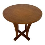 Art Deco Bijzettafel Eiken Jaren 50 Design Minimalisch thumbnail 16
