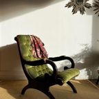 Sale Groene Chesterfield Victoriaans Fauteuil Vintage thumbnail 10