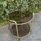 Vintage Serveer Trolley, Bar Trolley Hollywood Regency thumbnail 4