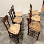 Brutalist Eetkamerstoelen 6 Stuks thumbnail 4