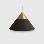 Vintage Metalen Hanglamp - Honsel Leuchten, Jaren, '70 Bruin, Goud | 01171 thumbnail 12