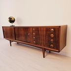 Xxl Vintage Fristho Dressoir | Palissander | Mid-Century 1960S | Volledig Gerestaureerd thumbnail 4