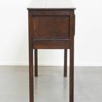 Klassieke En Charmante Antieke Engelse Eikenhouten Side Table/ Gangmeubel Uit 19e Eeuw thumbnail 1