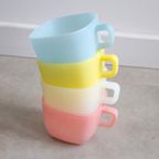 4 Opale France Kopjes / Kommen / Mokken - Vintage Servies thumbnail 3