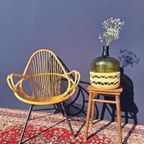 Set Van 4 Brocante Vintage Café Stoelen In Thonet Style thumbnail 17