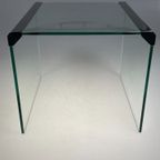Glazen Bijzettafel, Galotti & Radice, 1970'S Italië thumbnail 4
