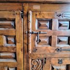 Large 19th Century Spanish Baroque Catalan Sideboard/table thumbnail 2