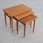 Vintage Nesting Tables | Bijzettafels | Teak | Zweeds thumbnail 6