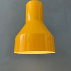 Vintage Gele Mid Century Space Age Hanglamp thumbnail 2