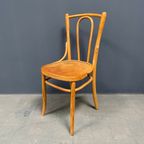 Set Van 4 Houten Bistro Stoelen Met Sierlijke Zittingen thumbnail 9