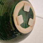 * Antieke Groene Keramieke Bolvaas thumbnail 6