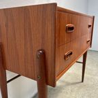 Midcentury Modern Design Ladekast - Teak, 2 Lades Op Pootjes thumbnail 4