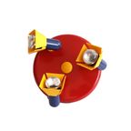 Memphis Stijl Vintage Driespots Plafondlamp Iconisch Design, Jaren '80. thumbnail 2