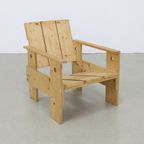 Dutch Lounge Chair In The Style Of Gerrit Rietveld, 1980S thumbnail 11
