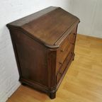 Antieke Franse Secretaire, Wandkast, Ladekast Bureau | Commode thumbnail 11