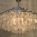 Xxl Capiz Schelpen Hanglamp Opaline Parelmoer Kroonluchter thumbnail 5